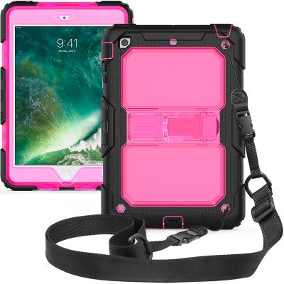 China Kidsproof Kidsproof Case For iPad Mini1/2/3 Case Cover With Clear Shockproof 3-Layer Style Protective Silicone+PC Rugged Tablet Case for sale