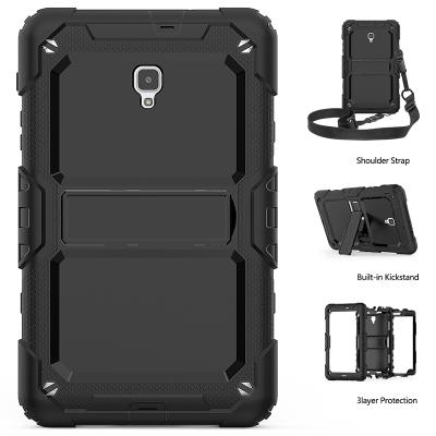 China Kidsproof Shockproof 3-Layer Protective Silicone+PC Rugged Tablet Case For For Samsung Galaxy Tab A 8