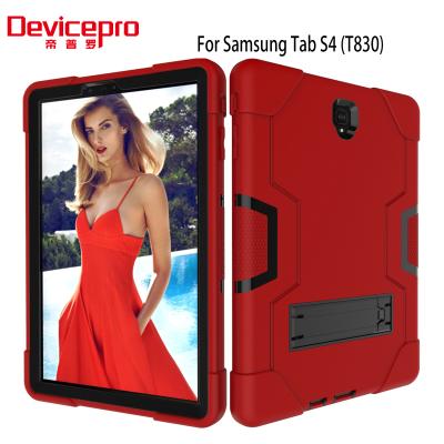 China Anti-scratch Shockproof Case For Samsung Galaxy Tab S4 Case With Armor PC+Silicone Shockproof 3-Layer T830 T835 Case for sale