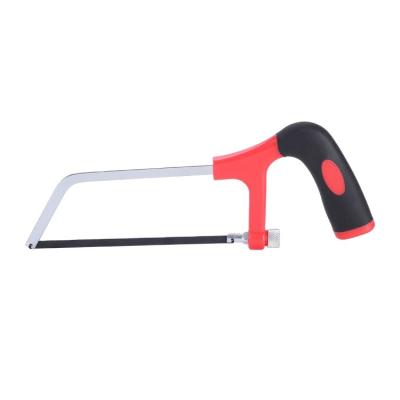 China 152mm Wood High Quality Hacksaw Blade Adjustable 3 Direction Mini Hacksaw Frame With Comfortable Handle for sale