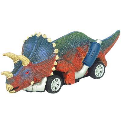 China Ride On Toy Cars Hot Sale Dino Toys Monster Racing Kart Dinosaur Games Pull Back Car Toys For Kids Ages Up 3 for sale