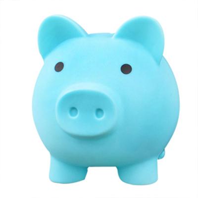 China 5 to 7 years8 to 13 Years14 years & up hot sale custom made good quality fashion plastic pig shaped plastic pig coin bank for sale