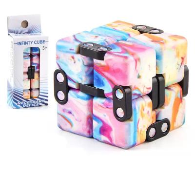 China Interesting Infinite Cube Toy Fingertip Toy Portable Flip Pocket Speed ​​Cube Decompression Relief Worry Artifact Fingertip Toy for sale