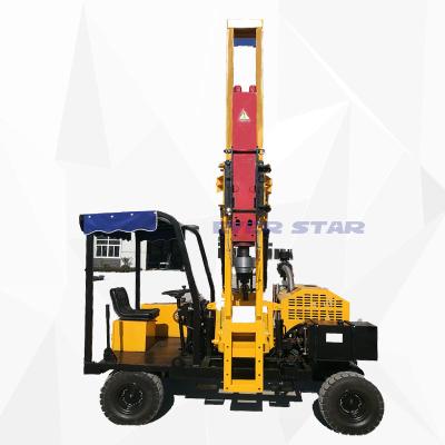 China Pile Drilling Small Pile Drilling Road Guardrail Construction Machine For U O Shape Pile Installation for sale