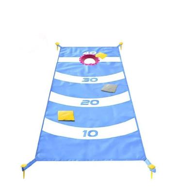 China Outdoor Activity Kids Outdoor Toys 7 Pieces Garden Tool Kit 8 Throwing Beach Bags Portable Cornhole Set for sale