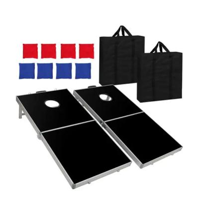 China 3x2ft Outdoor Portable Aluminum Framed Activity Bean Bag Cornhole Toss Game Set for sale