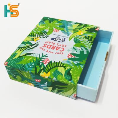 China Custom Materials Huaisheng Good Prices Recycled Fashion Paper Underwear Storage Cardboard Welcome Board Sliding Drawer Gift Box for sale