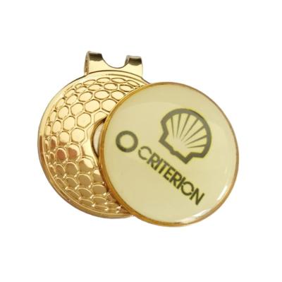 China Europe Free Design Customized New Magnetic Golf Ball Marker Golf Cap Clip for sale