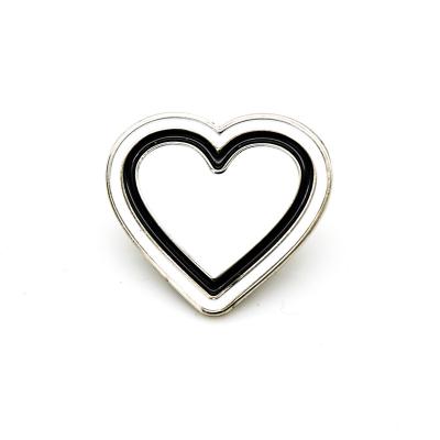 China Europe Make Your Own Cute Pins Cheap Custom Hard Enamel Metal Heart Lapel Pins for sale