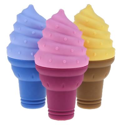 China Ice Cream Silicone Rubber Viable Cooling Pet Supplies Dog Chew Toys for sale