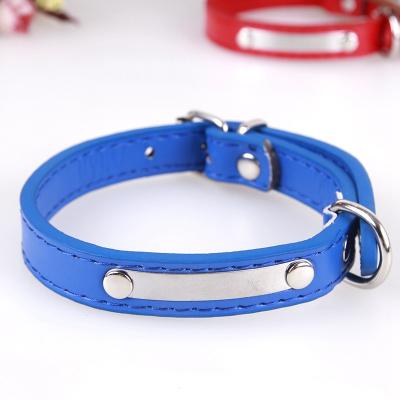 China Pet Products Dog ID Collar Iron Engraving Viable Dog Collar To Prevent Shedding Custom Dog Collar for sale