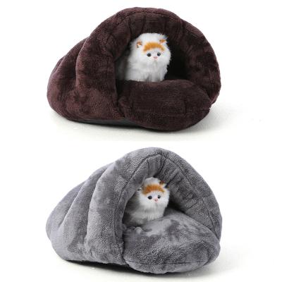 China New Fashion Pet Nest Sustainable Deep Sleep Plush Kennel Medium Small Dogs Pet for sale