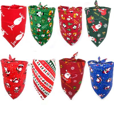 China Cheapest New Pet Saliva Pet Towel Hot Sale Dog Clothes Cotton Viable Triangular Bandana Scarf for sale