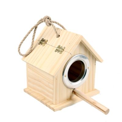 China Fashion New Tiger Skin Parrot Breeding Box Bird Pine Nest Incubation Box Viable Special Warm Bird Fashion Special Breeding Nest for sale