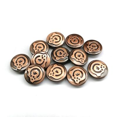 China Custom hot sale nickel free metal rivets zinc alloy brass jeans buttons rivets for bags or belt for sale