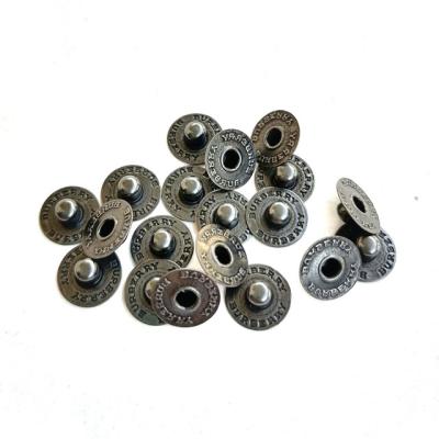 China Factory direct sales retro mini round shape 9.5mm nipple jeans nickel free high quality rivet for sale