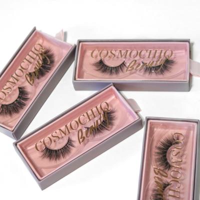 China Natural New Design Custom Eyelash Packing Brand 25mm Mink Eyelashes Wholesale 3d Mink False Eye Lashes Own for sale