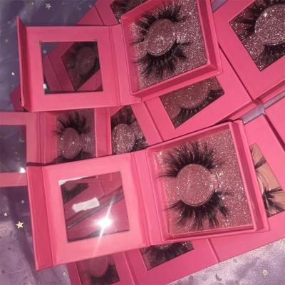 China Natural Mink Eyelash Eyelash Vendor With Customized Boxes 25mm Mink Eyelash Vendor for sale