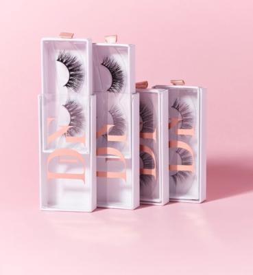 China Natural Eyelash Tool Eyelash Boxes Packaging With Cute Eyelash Packaging Clear Acrylic Synthetic Hair for sale