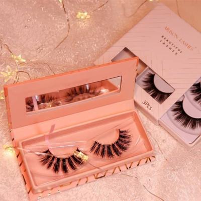 China Bulk Seller 15mm Natural Silk Mink Lashes 3d Eye Lashes Fake Mink Eyelashes3d Cases for sale