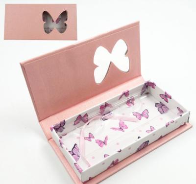 China 3d mink natural empty eyelash box luxury soft strip full lashes lashes box custom made lashes seller eyelash box lashes butterrfly for sale