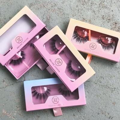 China 25mm Natural Mink Eyelashes Vendor, Wholesale Mink Eyelash Custom Label Private Label, 3D Natural Mink Eyelashes Highlights for sale