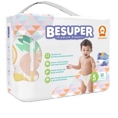 China Hot sale colorful baby diaper manufacturer Te koop