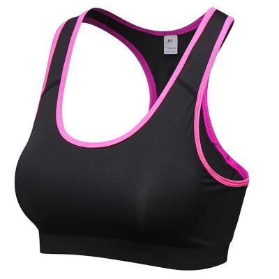 China QUICK DRY Girls Fitness Gym Yoga Running Bra Ladies Tops Custom Logo Women Sports Bra Crop Top Exercise Workout for sale