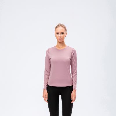 China New Arrival Breathable Autumn Winter Plus Size Yoga Wear Women Long Sleeve Workout Tops Gym Sports Sweater Yoga Quick Drying Shirts for sale