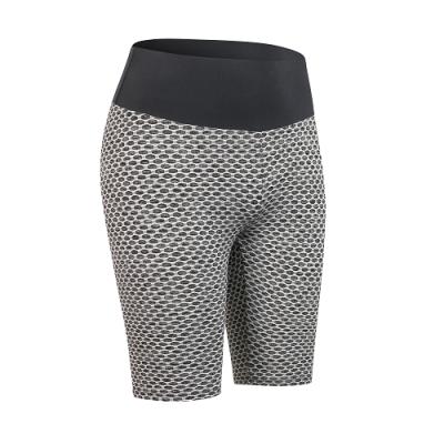 China Breathable High Quality Honeycomb Butt Lift Pantalones De Yoga High Waist Women Yoga Pants Shorts Gym Gaiters for sale