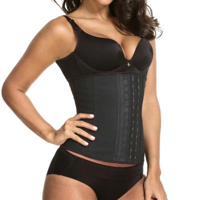 China Body Slimming Body Shaper 2021 Fashion Black Latex Cincher Slimming Belt Plus Waist Tummy Wrap Control Waist Trainer Cinchers Shapers Belt For Women for sale