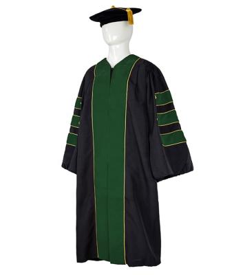 China Unisex Deluxe Doctoral Gown and School Graduation Tam for sale