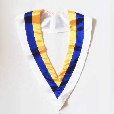 China Three Color School Adult V Stole For Graduation for sale