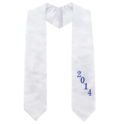 China School graduation stoles with embroidery logo for sale