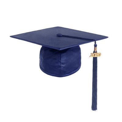 China Eco-Friendly Navy Graduation Hat And Tassel For High School for sale