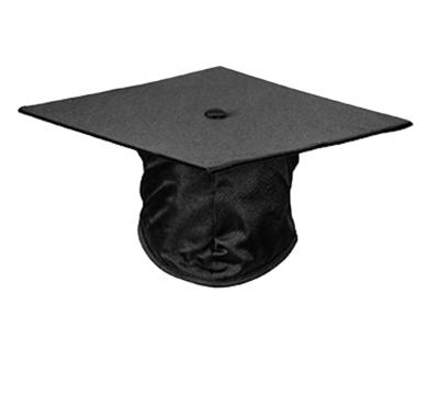 China Eco-Friendly Black Kid Glossy Graduation Hat for sale