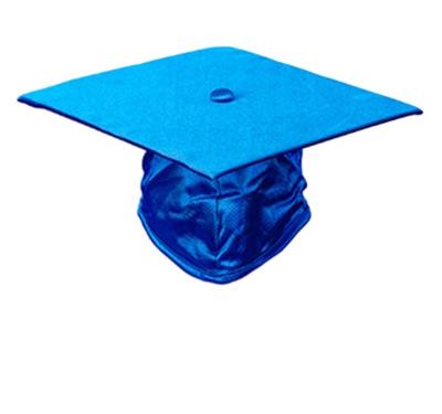 China eco-friendly royal blue graduation hat wholesale for sale