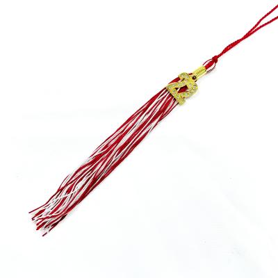 China High Quality Gold Graduation Cell Phone Tassel With Year Charm Tassel For Graduation for sale