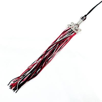 China Wholesale Cell Phone Rayon Graduation Tassel With Silver Year 2022 Tag for sale