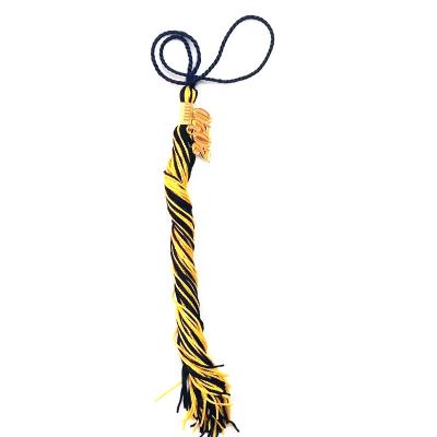 China Graduation decorative black and yellow wholesale tassel for sale