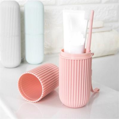 China Viable creative home travel toothbrush storage box portable plastic cup Z0092-1 for sale