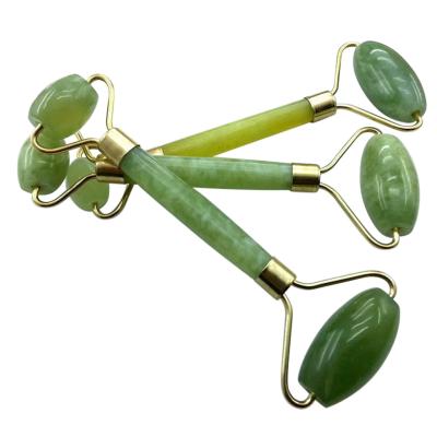 China Hot Selling Beauty Face Body Facial Head Foot Neck Natural Green Jade Roller For Face Massager Tool V059-1 for sale