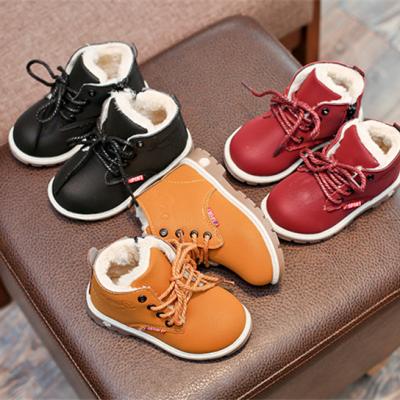 China Best-selling Children's Autumn Winter Boots Boys Girls Flat Sports Shoes Fashion Soft Anti-skid Shoes D0301 for sale