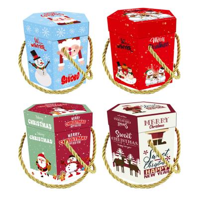 China Disposable Custom Gift Cardboard Box Christmas Gift Wrapping Storage Box Gift Box Packaging for sale