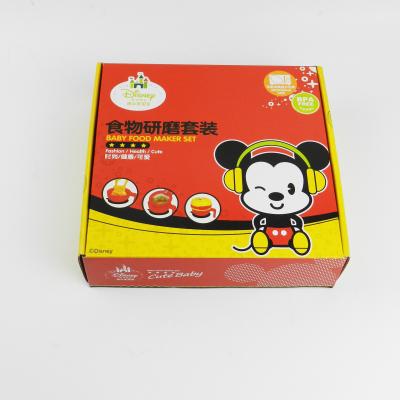 China Customized Disposable Size Food Disposable Paper Lunch Box Take Out Paper Boxes Toy Cardboard Containers Disinfected Sanitary for sale