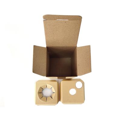 China Disposable Custom Strong Corrugated Paper Ampoules Packaging Cardboard for sale