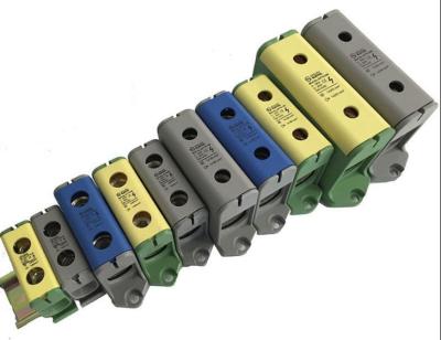 China large current screw lead 250mm2 through din rail terminal block 2.5/14mm™; ² /AWG for sale