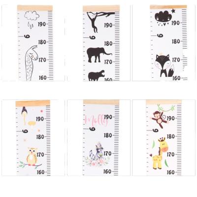 China Hot Selling High Quality Cotton Waist Measure Wall Sticker Decorative Height Ruler for sale