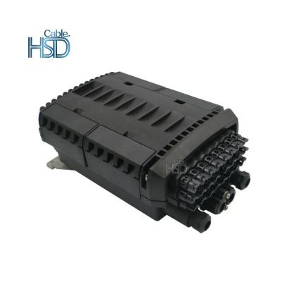 China Horizontal Type 144 Cores Fiber Optic Splice Closure 24 Cores Waterprooffiber Distribution Box Fiber Optic Splitter FTTH FTTB FTTX Left Optic Network Box for sale