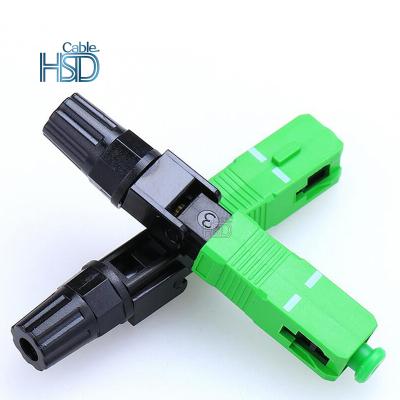 China FTTH SC APC Fast Connector FTTH Apply Networks Field Assembled FTTH Fast Connector SC UPC APC for sale